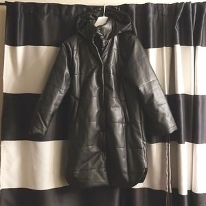 Women faux leather jacket